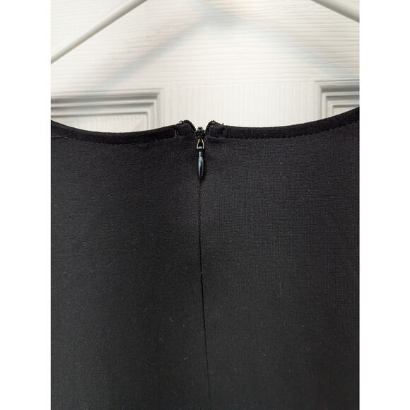 Lulus Dress Size S Mini Bodycon Black LBD Tight Sexy Going Out Club V Neck - Picture 8 of 9